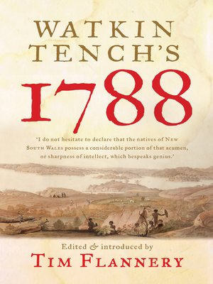 cover image of Watkin Tench's 1788